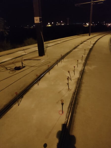 Malha de injeção no solo