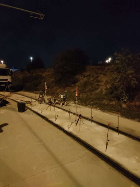 Malha de injeção no solo